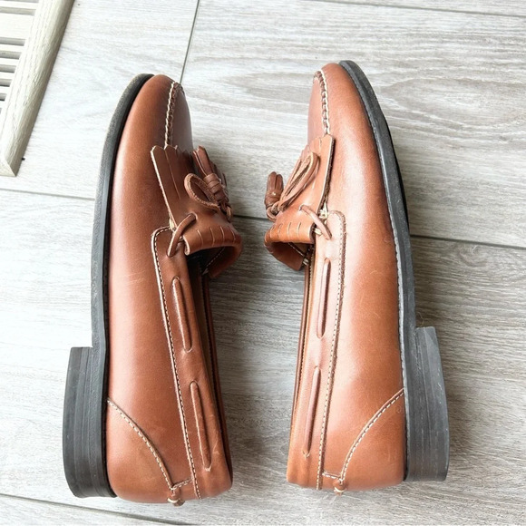 Johnston & Murphy  Tassel Brown Leather Loafer - Picture 7 of 16